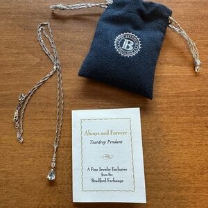 The Bradford Exchange Gold Teardrop Pendant